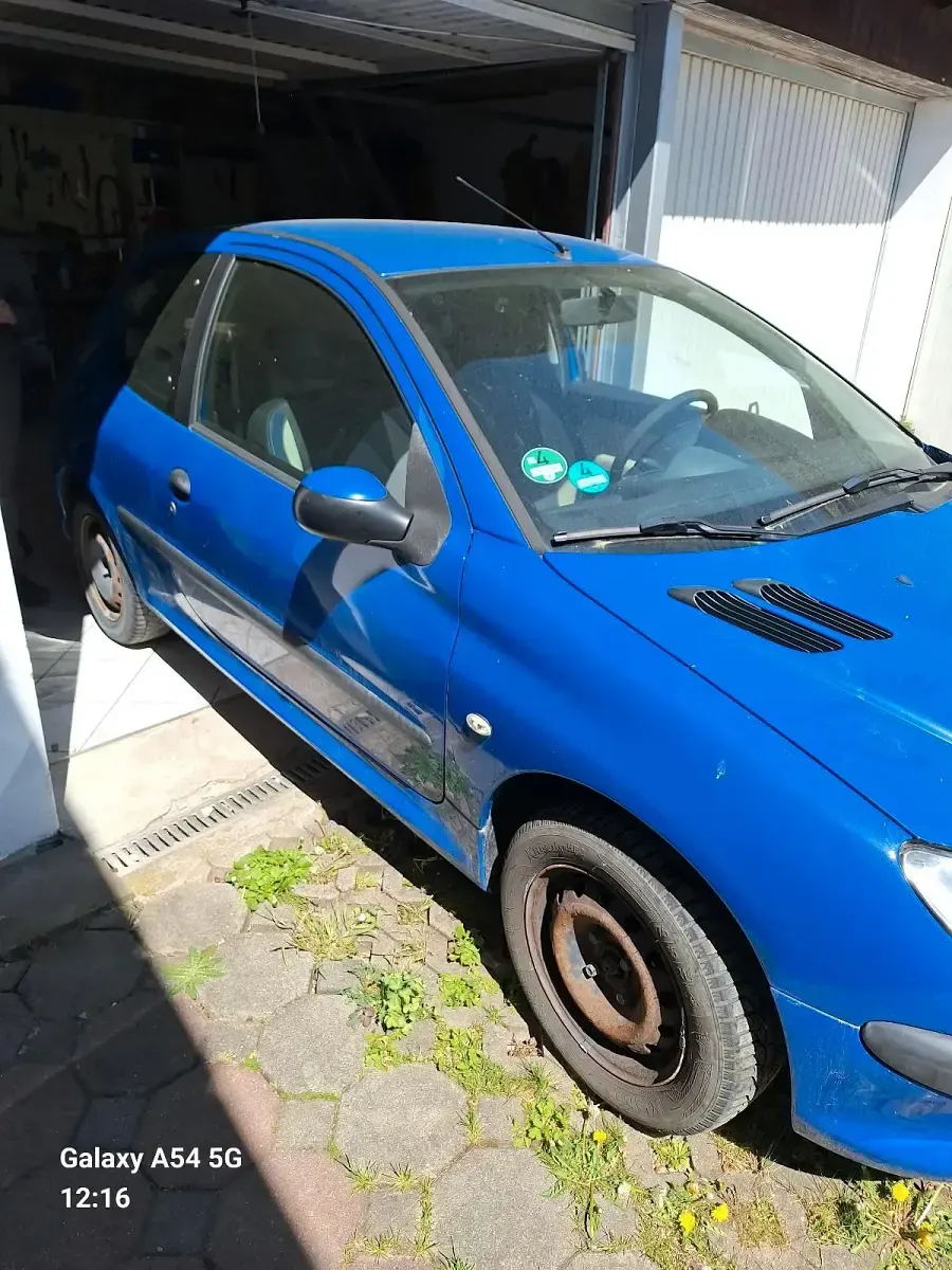 Gebraucht Peugeot 206 55 PS (40 kW) 2005 Blau Kleinwagen