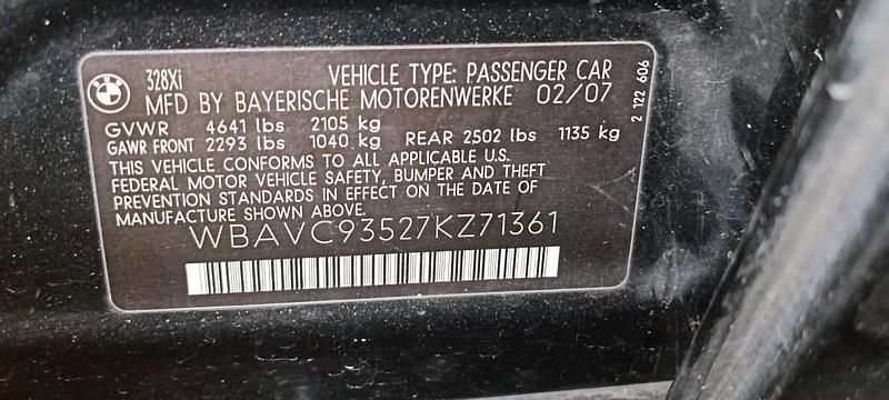 Gebraucht BMW 328 238 PS (175 kW) 2007 Schwarz Limousine