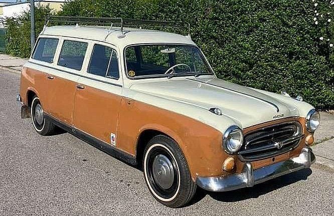 Braun Gebraucht 1959 Peugeot 403 Kombi | 3.900 € - Bild 1/4