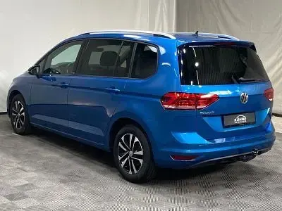 Gebraucht VW Touran IQ Drive 150 PS (110 kW) 2019 Blau Van / Kleinbus