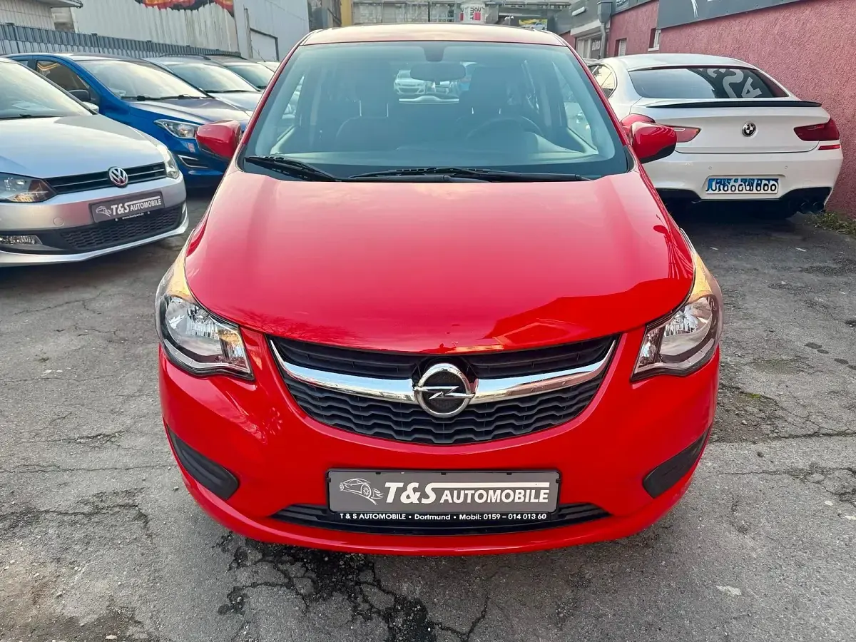 Gebraucht Opel Karl Edition 75 PS (55 kW) 2015 Mohn rot Kleinwagen