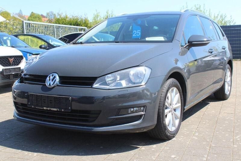 Grau Gebraucht 2015 VW Golf VII LOUNGE Kombi | 5.789 € - Bild 1/4