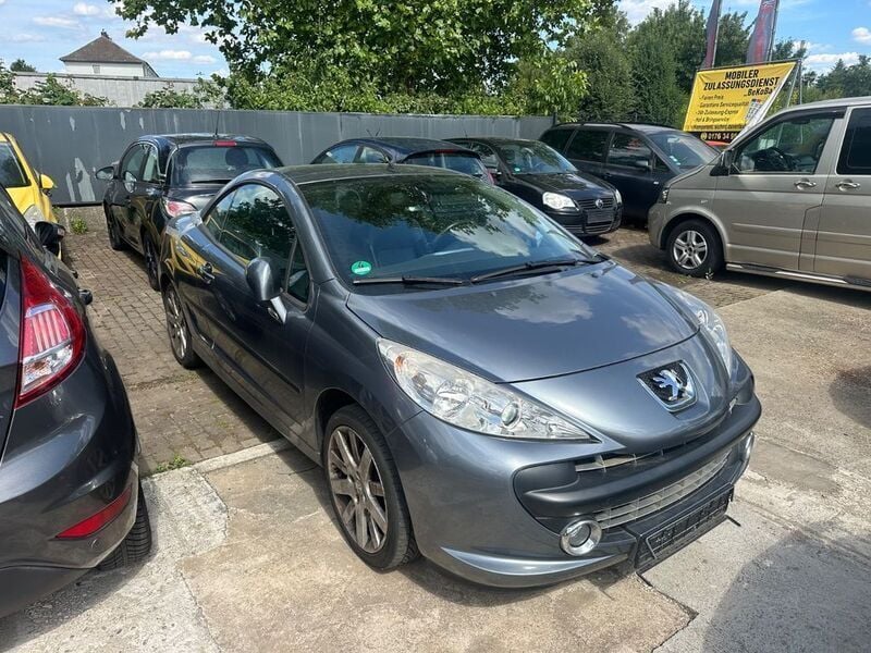 Grau Gebraucht 2007 Peugeot 207 CC Sport Cabrio | 999 € - Bild 1/4
