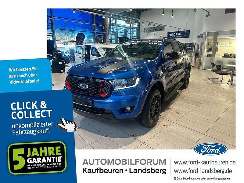Saphirblau metallic Gebraucht 2023 Ford Ranger Abholung | 31.990 € (Superpreis) - Bild 1/4