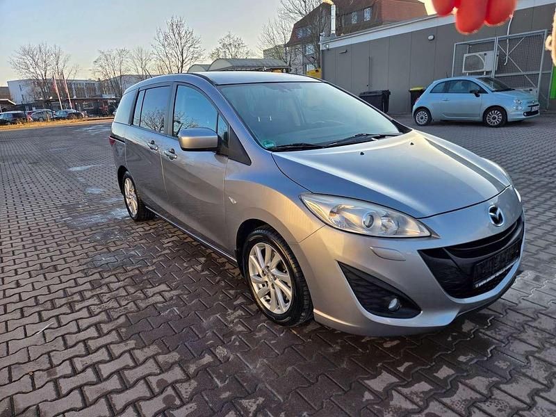 Gebraucht Mazda 5 Center-Line 150 PS (110 kW) 2012 Plutossilber metallic Van / Kleinbus