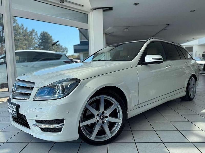 Gebraucht Mercedes C350 AMG line 265 PS (194 kW) 2013 Diamantweiss Kombi