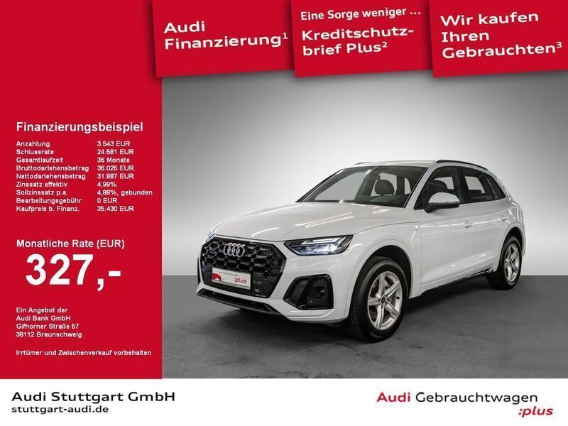 Gletscherweiß Gebraucht 2022 Audi Q5 S-Line SUV | 38.830 € (Fairer Preis) - Bild 1/2