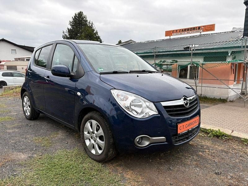 Blau Gebraucht 2009 Opel Agila Edition Kleinwagen | 3.990 € (Etwas zu teuer) - Bild 1/4
