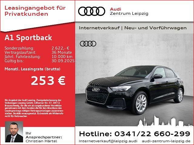 Mythosschwarz metallic Gebraucht 2025 Audi A1 Sportback Advanced Plus Kleinwagen | 26.220 € (Fairer Preis) - Bild 1/2