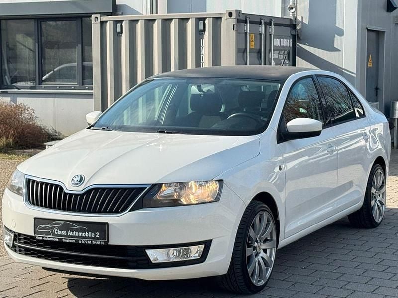 Gebraucht Skoda Rapid Ambition 122 PS (89 kW) 2013 Weiß Kleinwagen