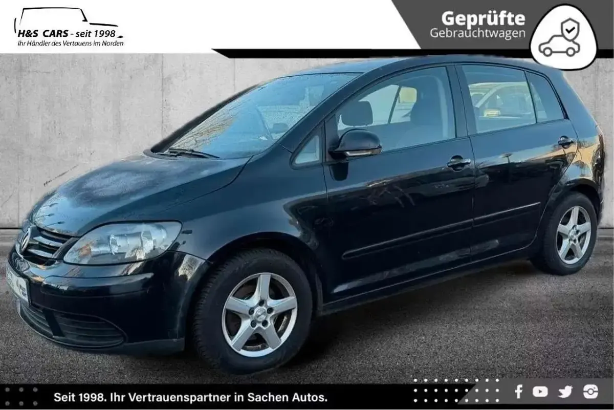 Gebraucht VW Golf Plus 105 PS (77 kW) 2005 Schwarz Van / Kleinbus