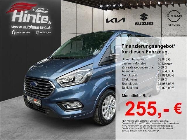 Blau Gebraucht 2022 Ford Tourneo Custom Titanium Kombi | 39.845 € (Etwas zu teuer) - Bild 1/3