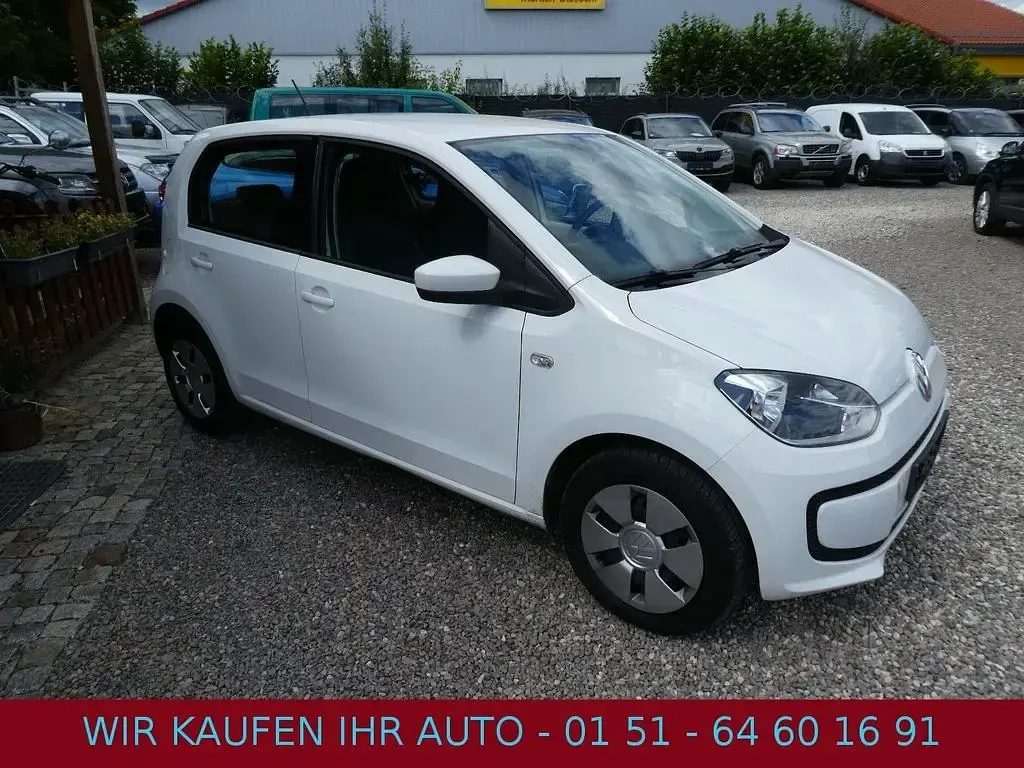 Gebraucht VW up! move up! 60 PS (44 kW) 2015 Weiß Kleinwagen