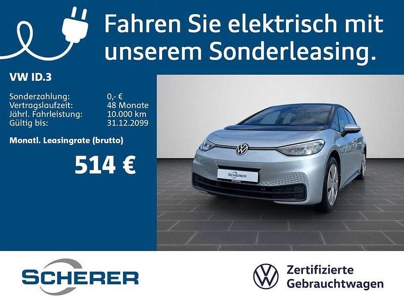 Gebraucht VW ID.3 Pro Performance 150 kW (204 PS) 2023 Scale silver metallic schwarz (metallic) Kleinwagen