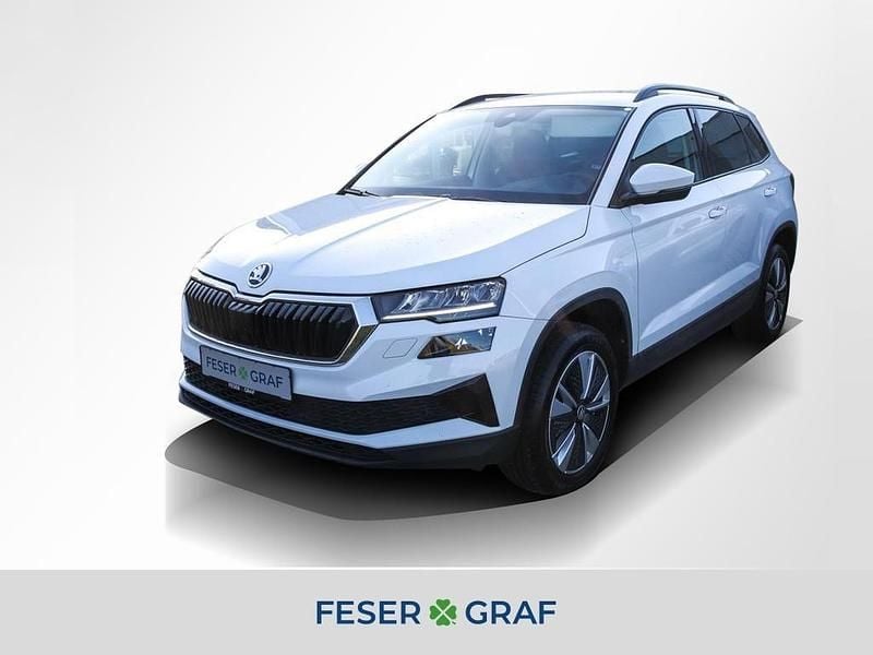 Weiß Gebraucht 2023 Skoda Karoq Ambition SUV | 22.740 € (Guter Preis) - Bild 1/4