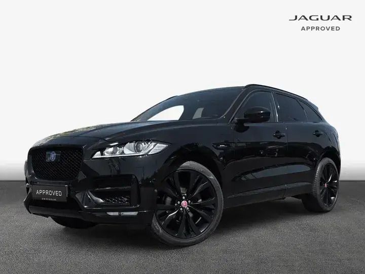 Schwarz Gebraucht 2019 Jaguar F-Pace R-Sport SUV | 29.350 € (Etwas zu teuer) - Bild 1/4