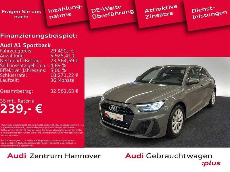 Gebraucht Audi A1 S-Line 116 PS (85 kW) 2025 Chronosgrau metallic Limousine