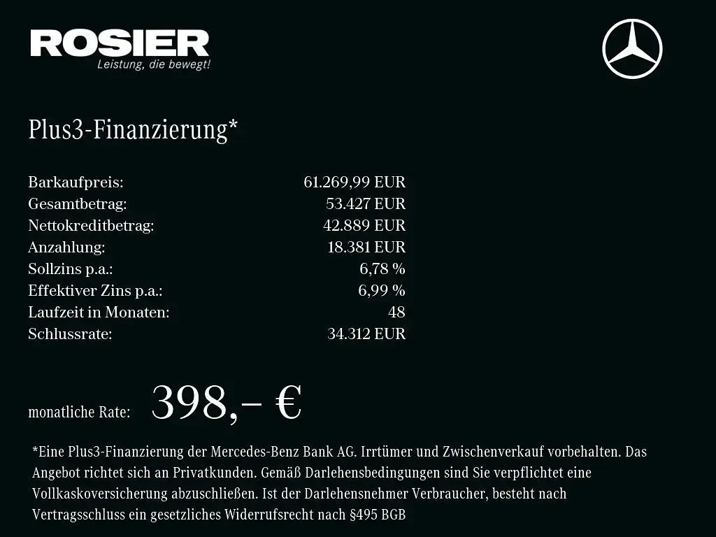 Gebraucht Mercedes GLC300 197 PS (144 kW) 2025 Schwarz / obsidianschwarz (metallic) SUV