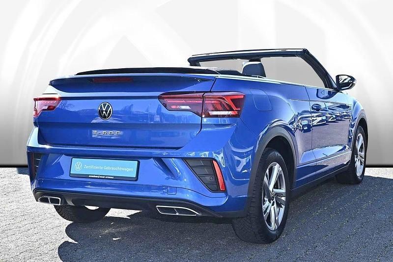 Gebraucht VW T-Roc Cabriolet R-line 150 PS (110 kW) 2025 Blau Cabrio