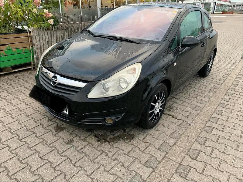 Schwarz Gebraucht 2007 Opel Corsa Kleinwagen | 999 € (Guter Preis) - Bild 1/4