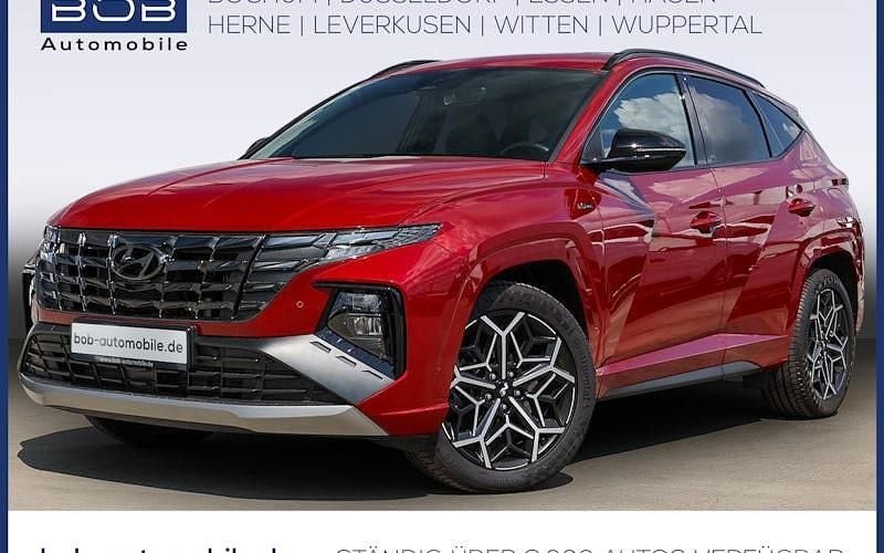 Rot Gebraucht 2021 Hyundai Tucson N Line SUV | 23.888 € (Fairer Preis) - Bild 1/4