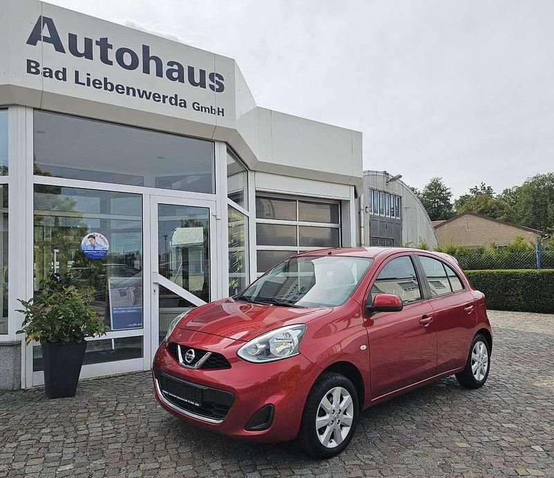 Rot Gebraucht 2017 Nissan Micra Acenta Kleinwagen | 6.190 € (Fairer Preis) - Bild 1/4