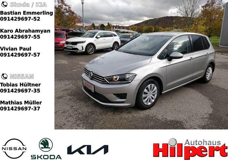 Silber Gebraucht 2014 VW Golf Sportsvan Comfortline Van / Kleinbus | 11.940 € (Fairer Preis) - Bild 1/4