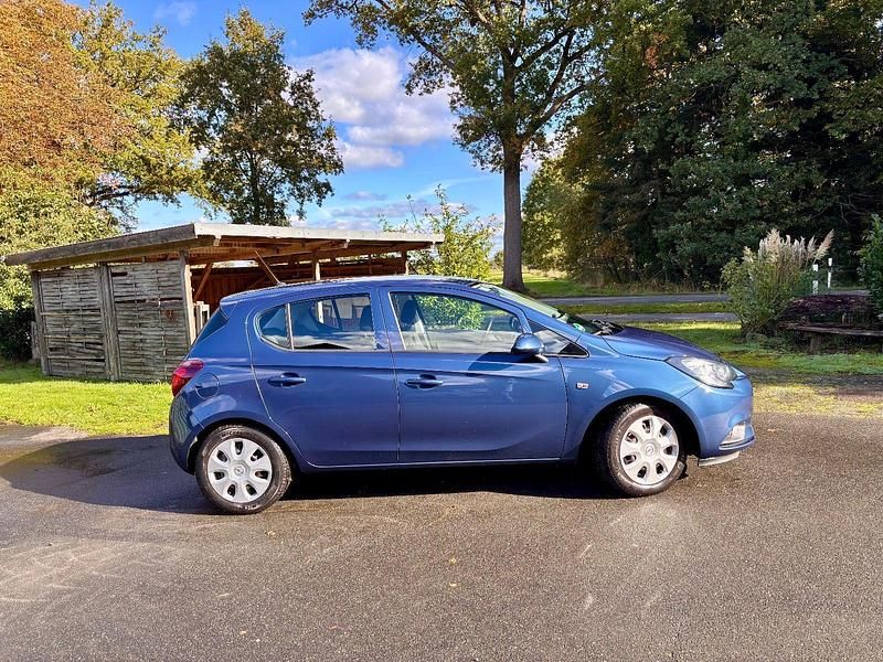 Blau Gebraucht 2015 Opel Corsa drive Kleinwagen | 5.750 € (Fairer Preis) - Bild 1/4