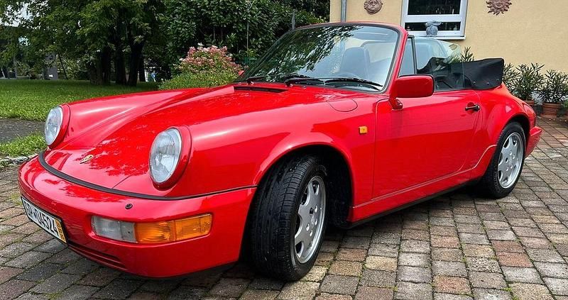 Second-hand Porsche 964 340 CP (250 kW) 1991 Roșu Cabrio