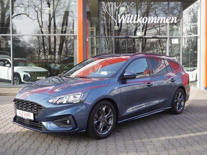 Gebraucht Ford Focus ST-Line 125 PS (91 kW) 2019 Blau Kombi