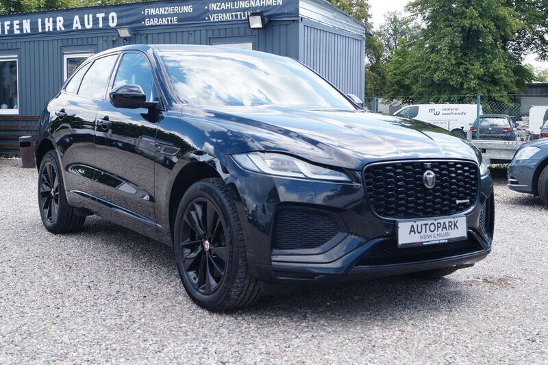 Schwarz Gebraucht 2021 Jaguar F-Pace R-Dynamic SUV | 31.999 € (Fairer Preis) - Bild 1/4