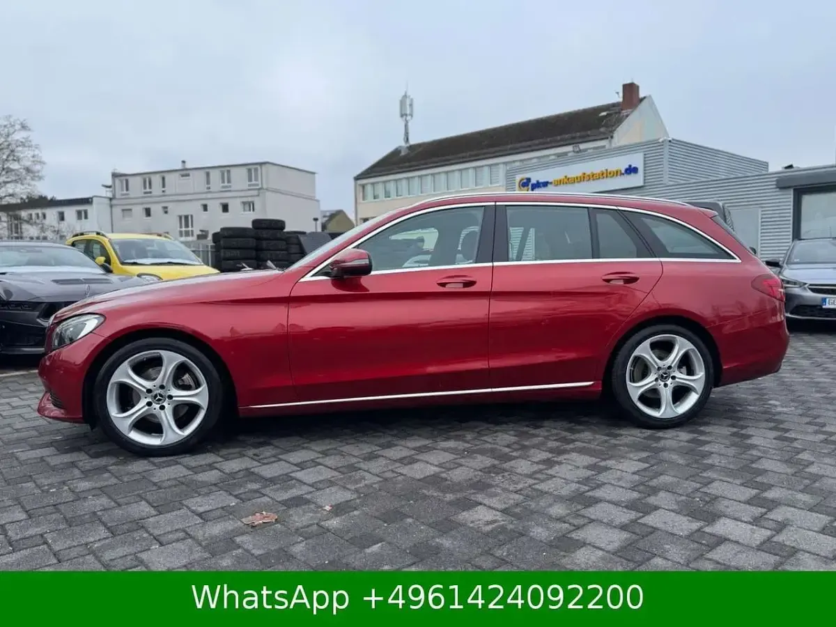 Gebraucht Mercedes C200 184 PS (135 kW) 2017 Hyazinthrot designolack Kombi