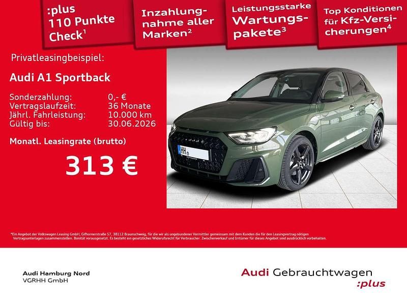 Gebraucht Audi A1 S-Line 116 PS (85 kW) 2025 M4 distriktgrün metallic Limousine