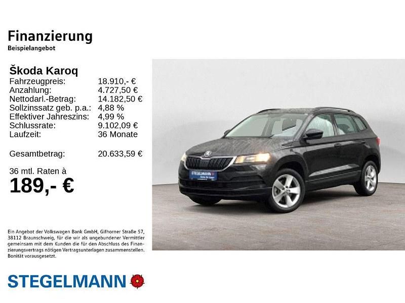 Gebraucht Skoda Karoq Ambition 150 PS (110 kW) 2018 Schwarz SUV