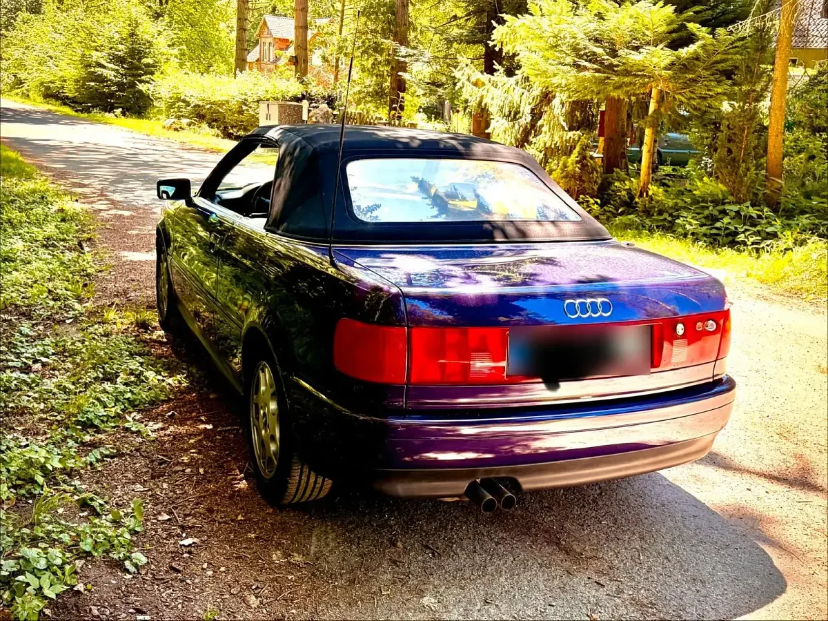 Gebraucht Audi 80 150 PS (110 kW) 1994 Violet Cabrio