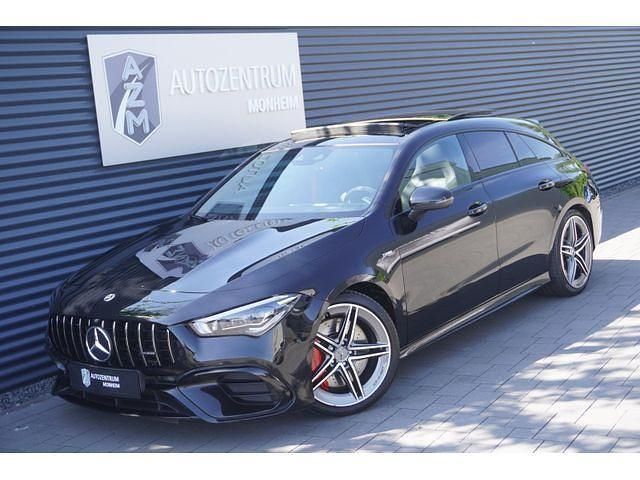 (kosmossschwarz metallic) Gebraucht 2021 Mercedes CLA45 AMG Shooting Brake AMG Kombi | 54.728 € - Bild 1/4