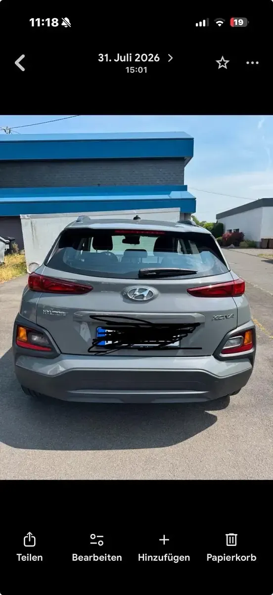 Gebraucht Hyundai Kona 120 PS (88 kW) 2020 Grau SUV