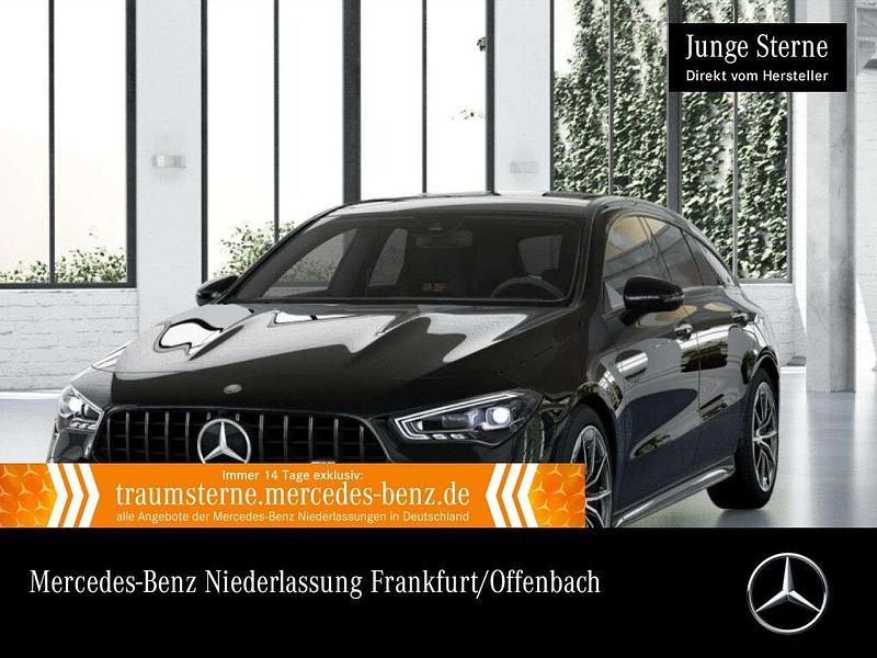 Schwarz Gebraucht 2025 Mercedes CLA35 AMG Premium Limousine | 53.790 € - Bild 1/3