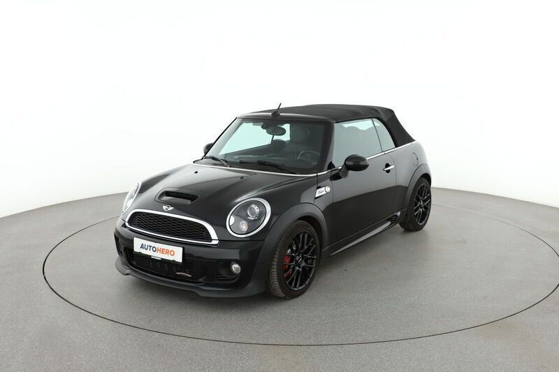Schwarz Gebraucht 2015 Mini John Cooper Works Cabriolet Cabrio | 16.410 € (Etwas zu teuer) - Bild 1/4