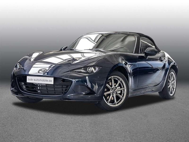 Deep crystal blue Gebraucht 2025 Mazda MX5 Exclusive-Line Cabrio | 30.979 € (Fairer Preis) - Bild 1/3