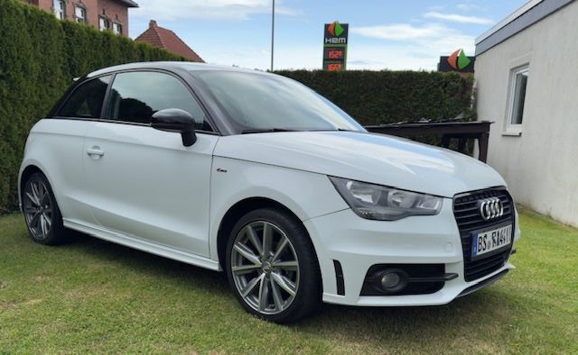 Weiß Gebraucht 2014 Audi A1 S-Line Kleinwagen | 10.900 € (Etwas zu teuer) - Bild 1/4