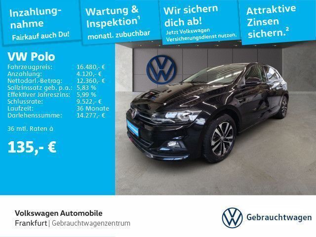 Schwarz Gebraucht 2020 VW Polo IQ Drive Limousine | 17.450 € (Fairer Preis) - Bild 1/4