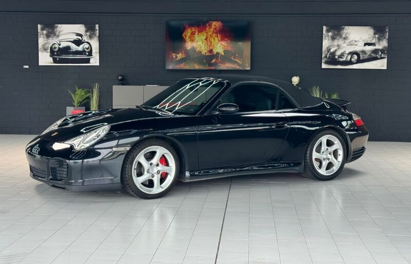 Schwarz Gebraucht 2004 Porsche 911 Carrera 4S Cabriolet Cabrio | 45.999 € - Bild 1/4