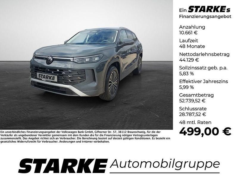 Grau (delfingrau metallic) Neu 2025 VW Tayron Elegance SUV | 54.790 € (Etwas zu teuer) - Bild 1/4