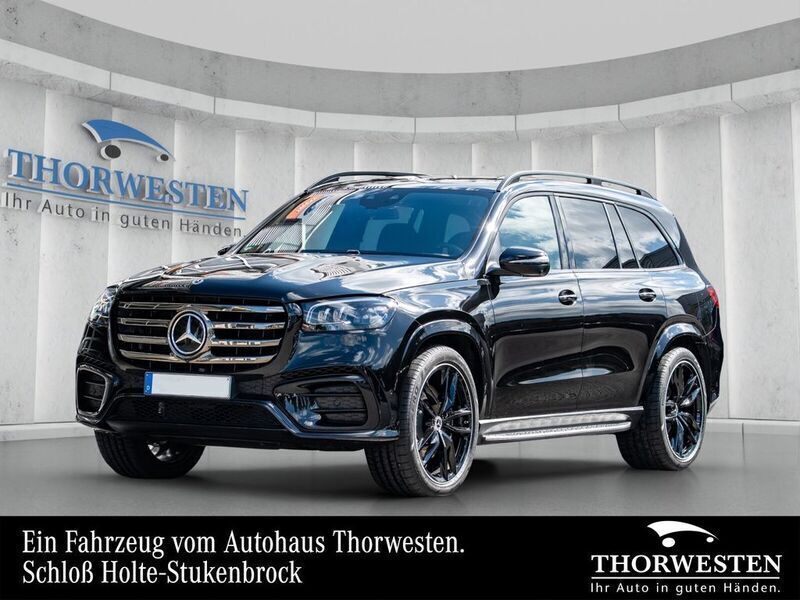 Lack obsidianschwarz Gebraucht 2024 Mercedes GLS450 AMG line SUV | 114.900 € (Guter Preis) - Bild 1/4