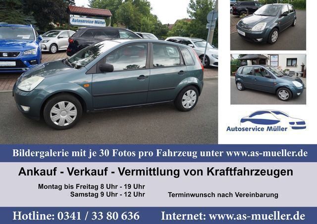 Anthrazit (metallic) Gebraucht 2002 Ford Fiesta Kleinwagen | 1.950 € (Fairer Preis) - Bild 1/4