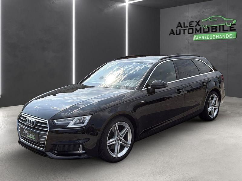 Brillantschwarz Gebraucht 2019 Audi A4 S-Line Kombi | 16.980 € (Guter Preis) - Bild 1/4