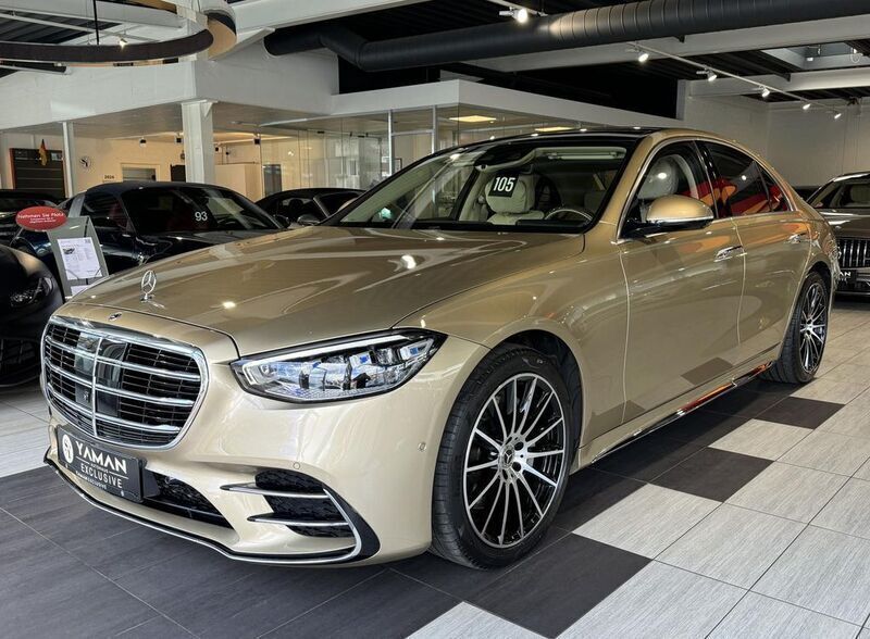 Gold Gebraucht 2021 Mercedes S500 AMG Limousine | 85.650 € (Guter Preis) - Bild 1/4