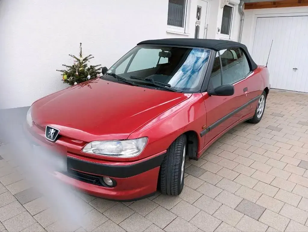 Gebraucht Peugeot 306 Cabriolet 89 PS (65 kW) 1997 Rot Cabrio
