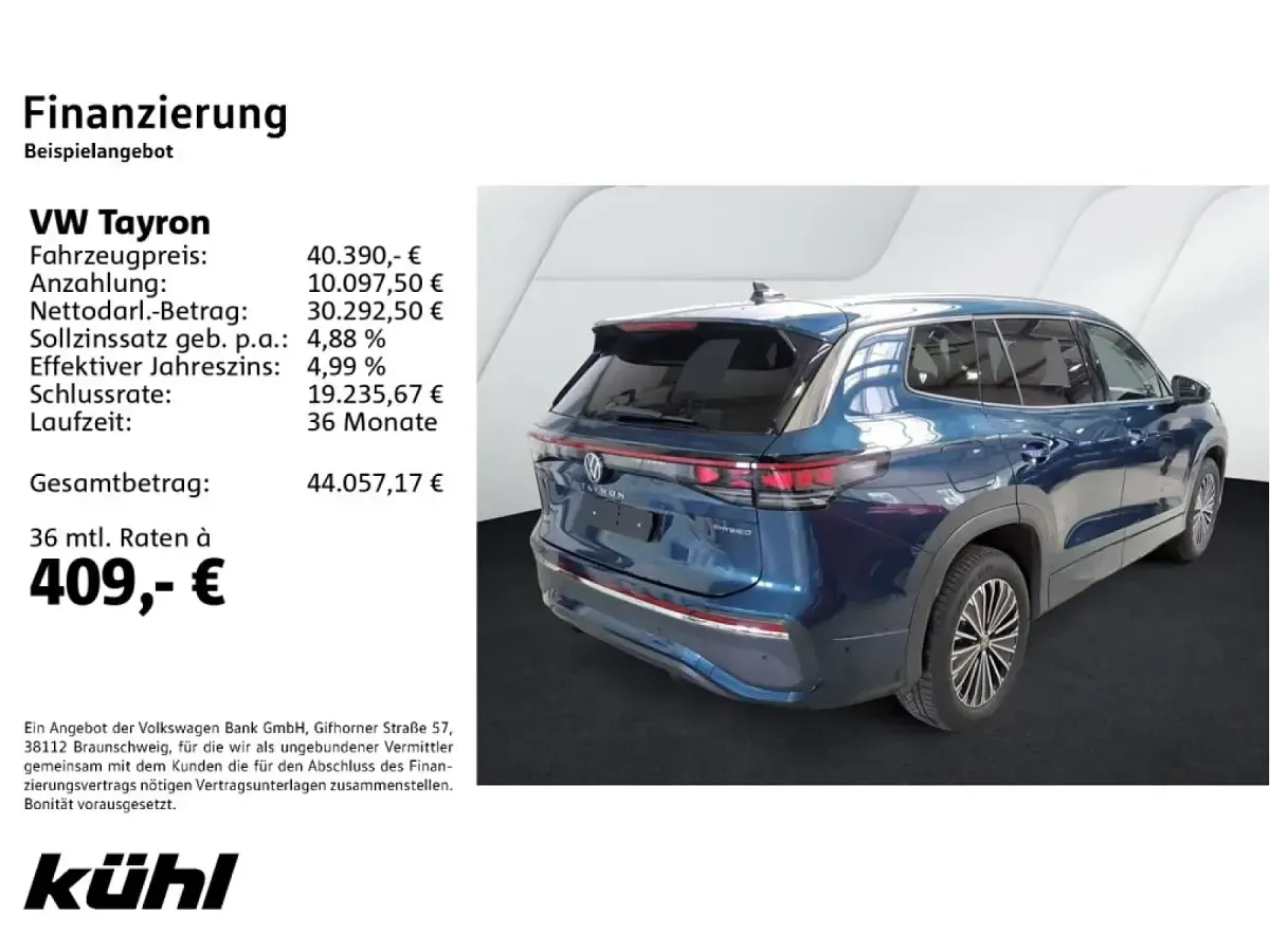 Gebraucht VW Tayron Elegance 272 PS (200 kW) 2025 SUV